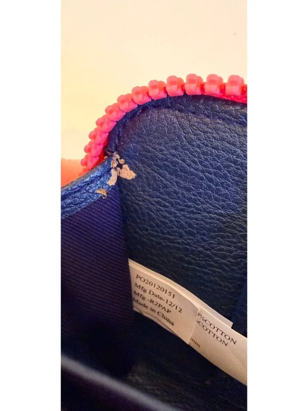 Sloane Ranger Pink & Navy Lobster Print Wristlet Zip Around Wallet Nautical